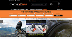 Desktop Screenshot of cycletyres.com